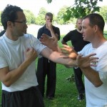 Massimo & Alan during a Wing Chun seminar in 2005